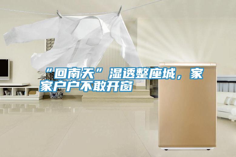 “回南天”濕透整座城，家家戶戶不敢開窗