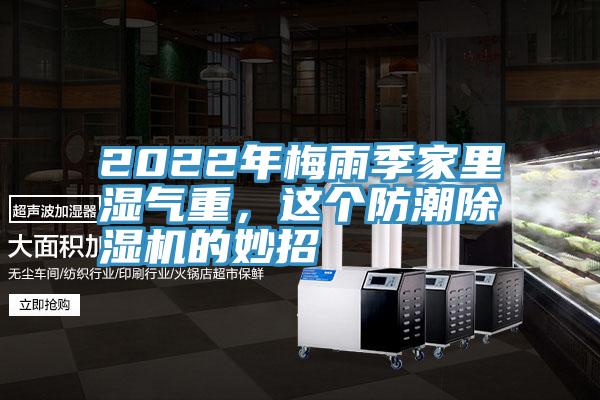2022年梅雨季家里濕氣重，這個防潮除濕機的妙招