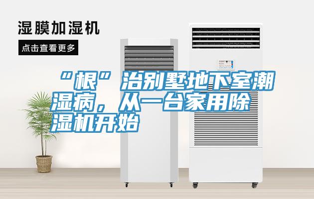 “根”治別墅地下室潮濕病，從一臺家用除濕機開始