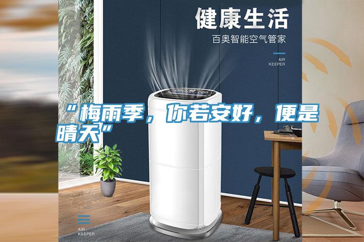 “梅雨季，你若安好，便是晴天”