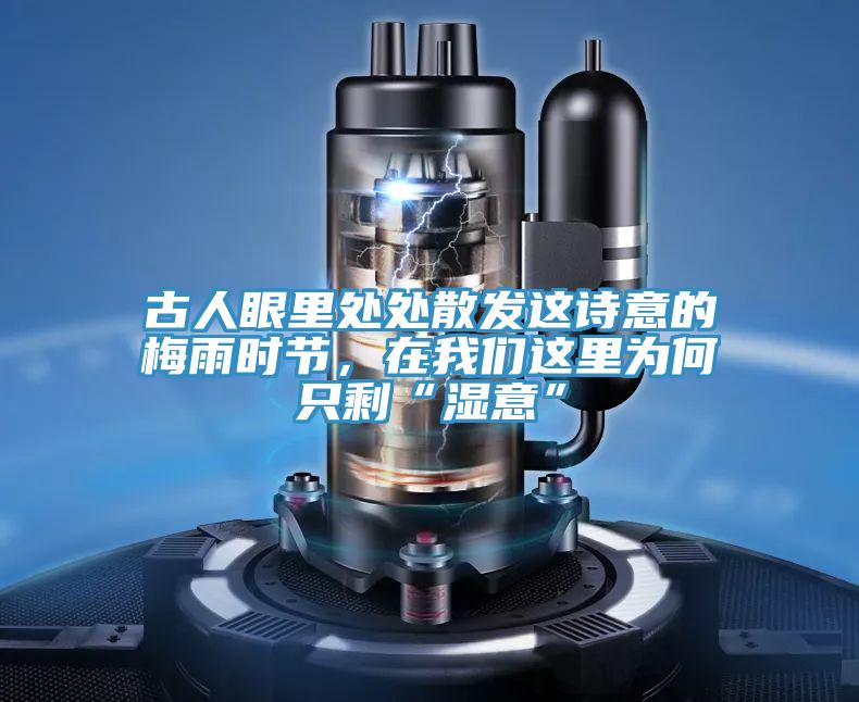 古人眼里處處散發(fā)這詩意的梅雨時(shí)節(jié)，在我們這里為何只剩“濕意”