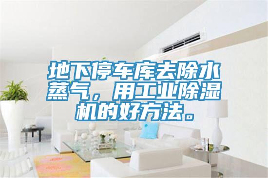 地下停車庫去除水蒸氣，用工業(yè)除濕機(jī)的好方法。