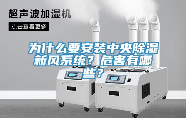 為什么要安裝中央除濕新風系統(tǒng)？危害有哪些？