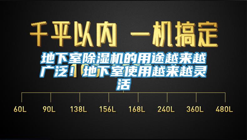 地下室除濕機的用途越來越廣泛！地下室使用越來越靈活