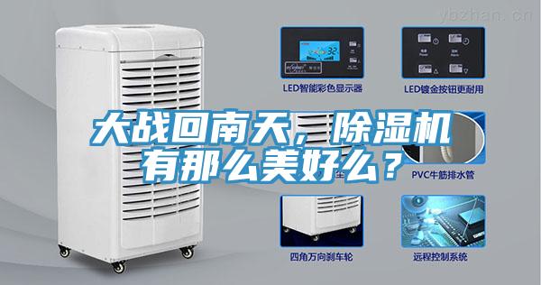 大戰(zhàn)回南天，除濕機(jī)有那么美好么？