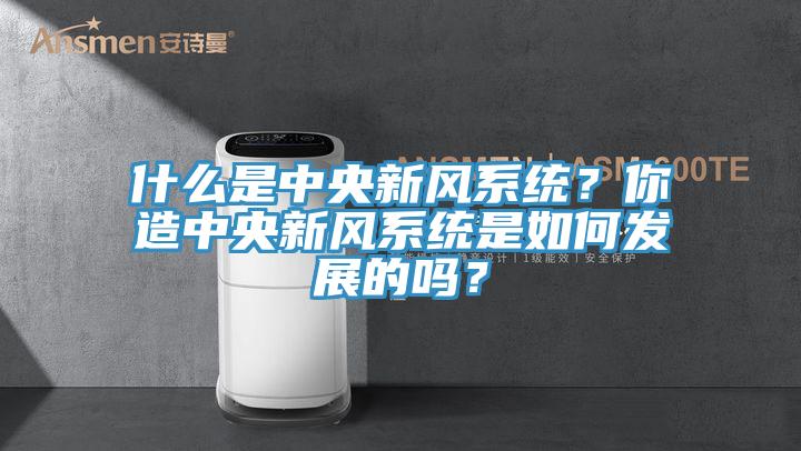 什么是中央新風(fēng)系統(tǒng)？你造中央新風(fēng)系統(tǒng)是如何發(fā)展的嗎？