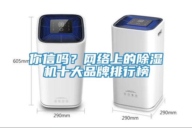 你信嗎？網(wǎng)絡(luò)上的除濕機十大品牌排行榜