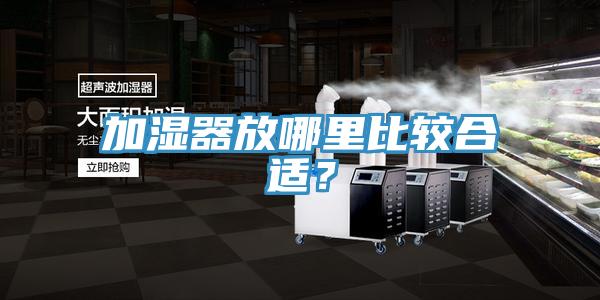 加濕器放哪里比較合適？