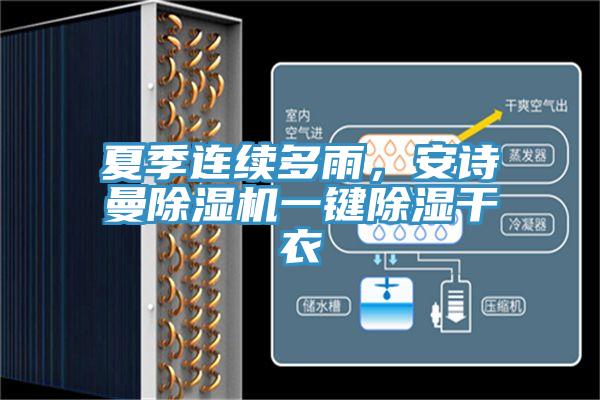 夏季連續(xù)多雨，安詩曼除濕機一鍵除濕干衣