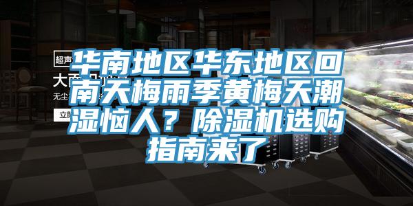 華南地區(qū)華東地區(qū)回南天梅雨季黃梅天潮濕惱人？除濕機(jī)選購指南來了