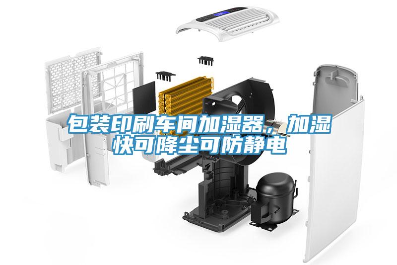 包裝印刷車間加濕器，加濕快可降塵可防靜電