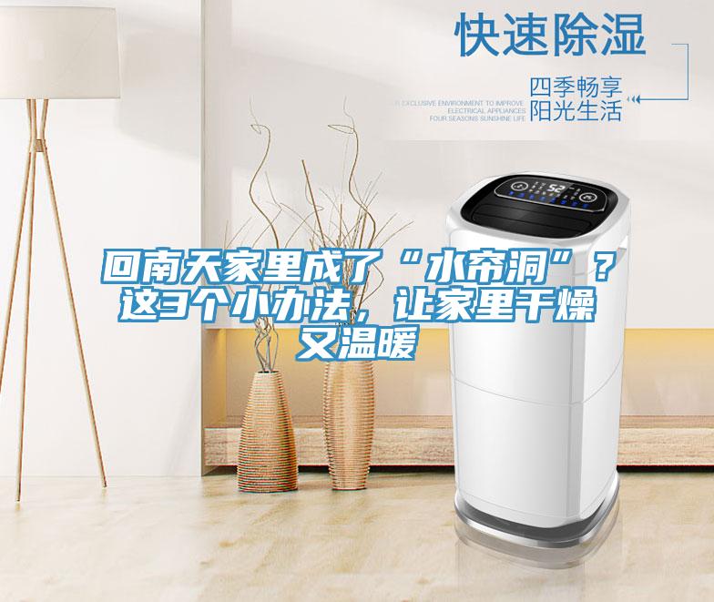 回南天家里成了“水簾洞”？這3個小辦法，讓家里干燥又溫暖