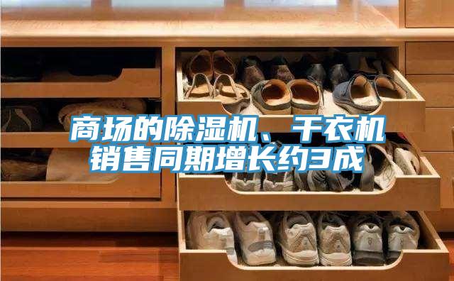 商場(chǎng)的除濕機(jī)、干衣機(jī)銷售同期增長(zhǎng)約3成