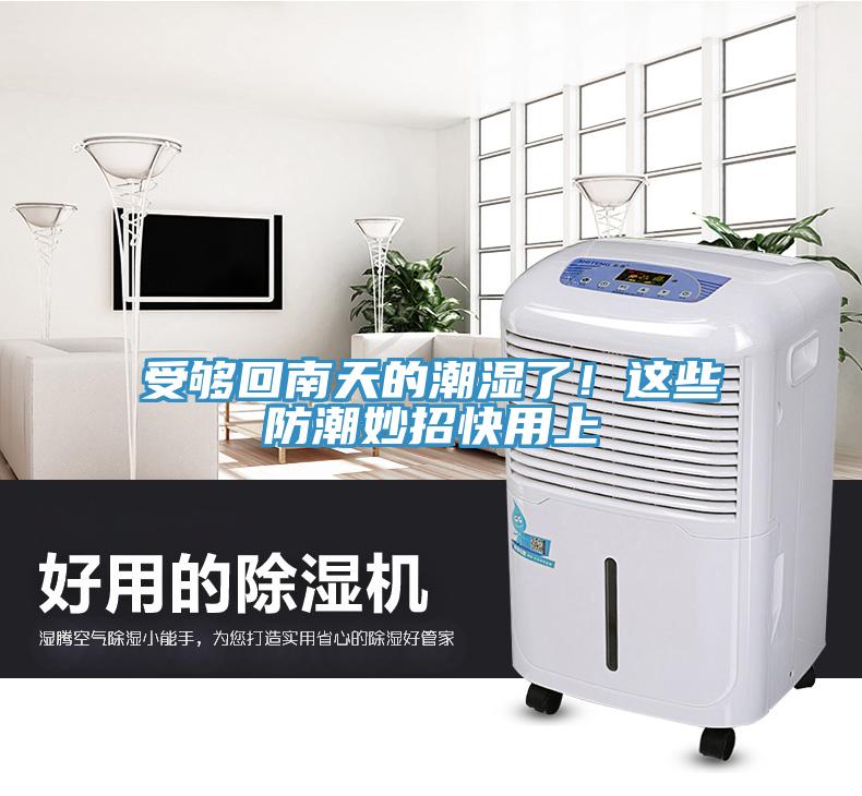 受夠回南天的潮濕了！這些防潮妙招快用上
