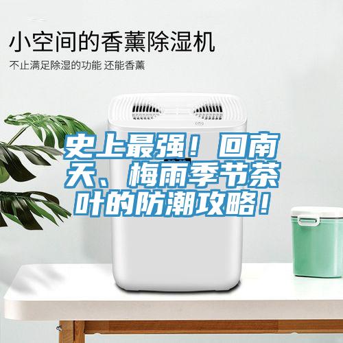 史上最強(qiáng)！回南天、梅雨季節(jié)茶葉的防潮攻略！