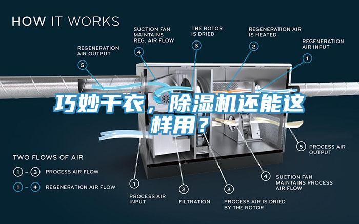 巧妙干衣，除濕機還能這樣用？