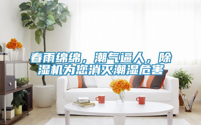 春雨綿綿，潮氣逼人，除濕機(jī)為您消滅潮濕危害