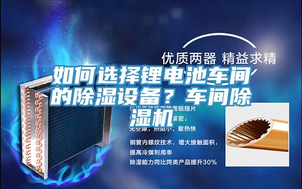 如何選擇鋰電池車(chē)間的除濕設(shè)備？車(chē)間除濕機(jī)