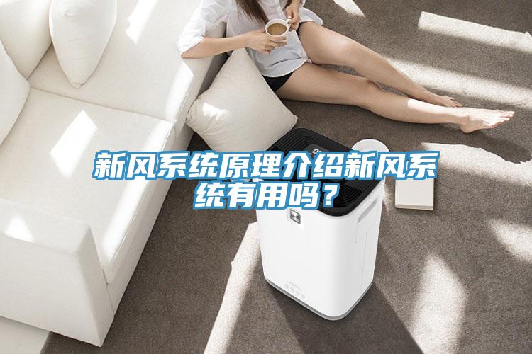 新風系統原理介紹新風系統有用嗎？