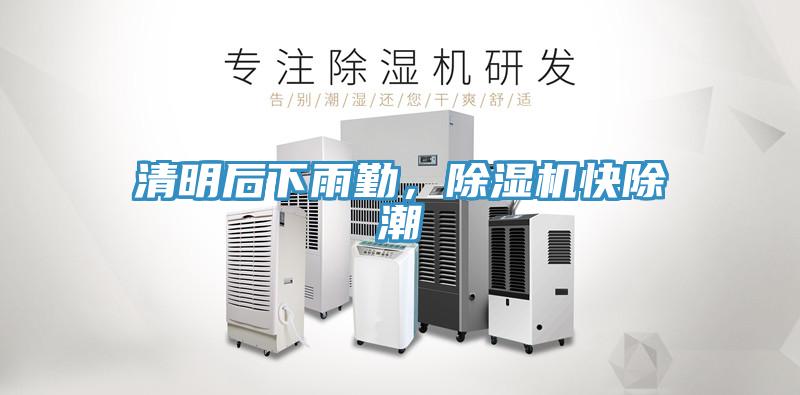 清明后下雨勤，除濕機快除潮