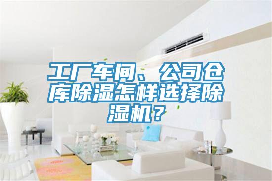 工廠車間、公司倉庫除濕怎樣選擇除濕機(jī)？