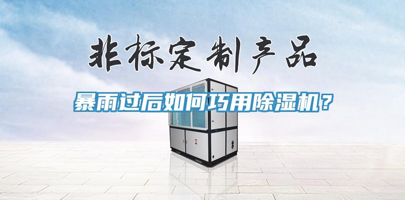 暴雨過后如何巧用除濕機(jī)？