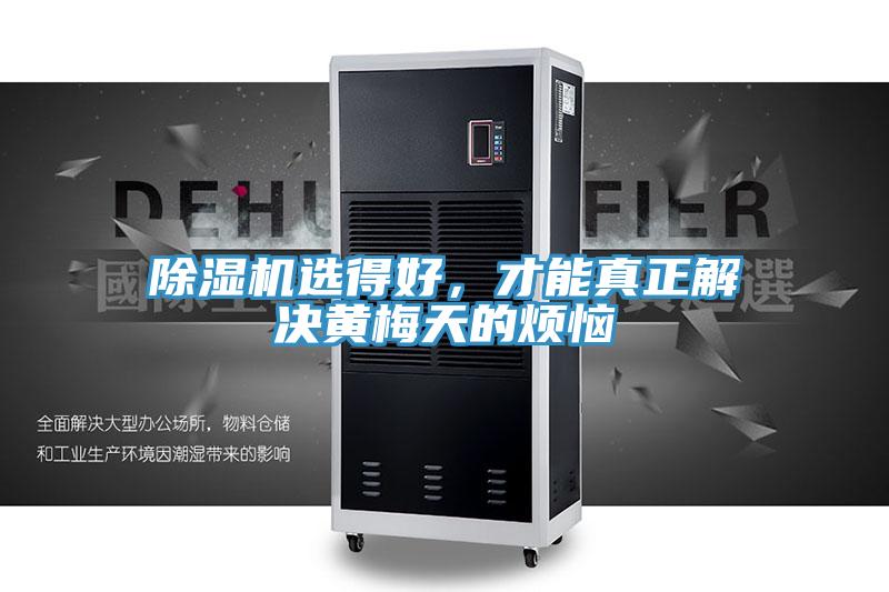 除濕機(jī)選得好，才能真正解決黃梅天的煩惱