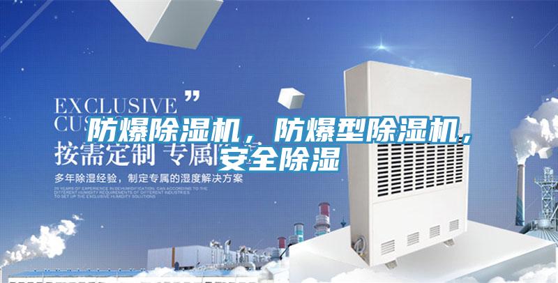 防爆除濕機，防爆型除濕機，安全除濕