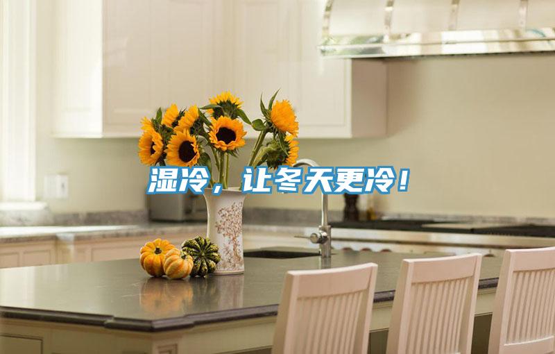 濕冷，讓冬天更冷！