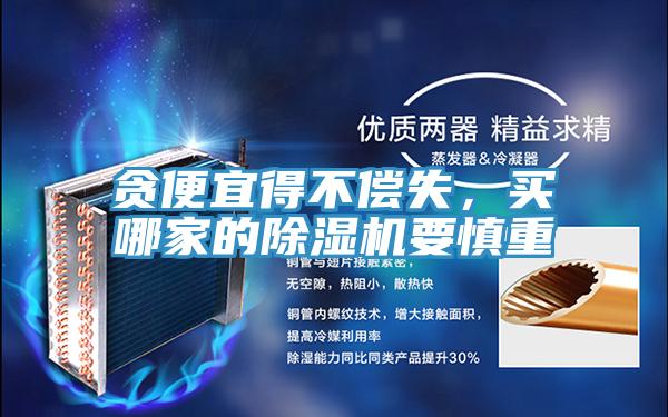 貪便宜得不償失，買哪家的除濕機要慎重