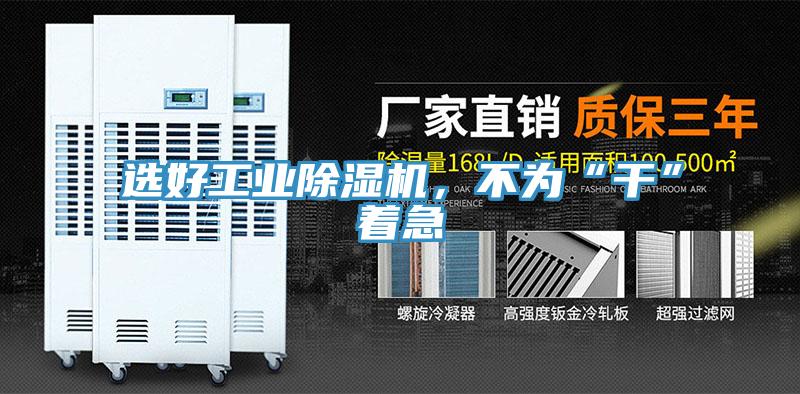 選好工業(yè)除濕機(jī)，不為“干”著急