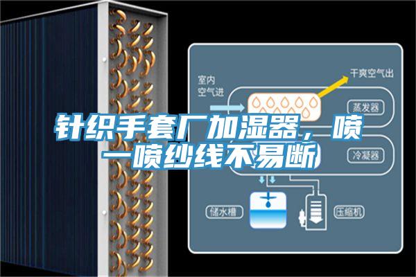 針織手套廠加濕器，噴一噴紗線不易斷