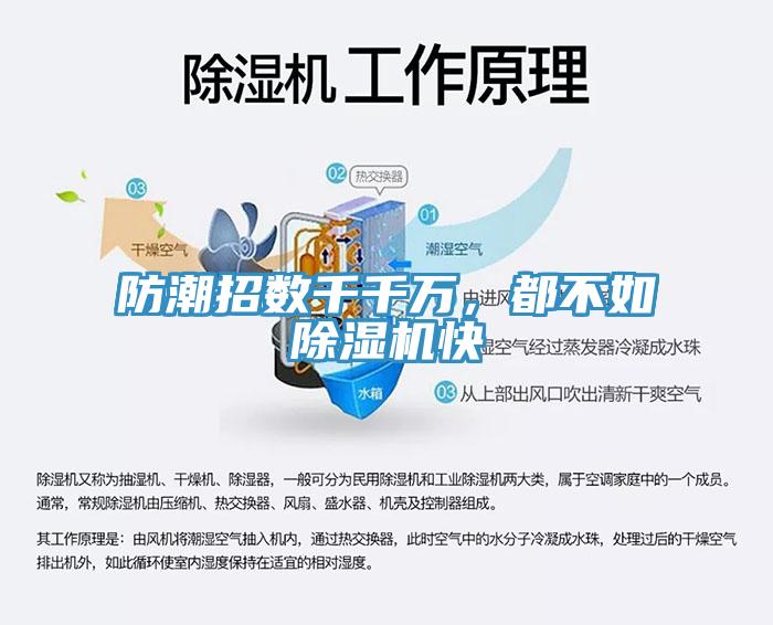 防潮招數(shù)千千萬，都不如除濕機快