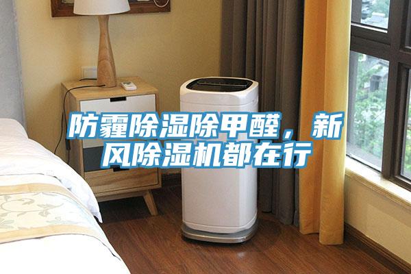 防霾除濕除甲醛，新風除濕機都在行