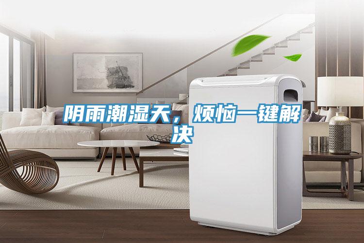 陰雨潮濕天，煩惱一鍵解決