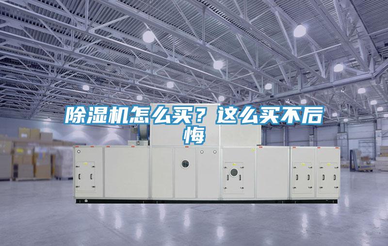 除濕機(jī)怎么買？這么買不后悔