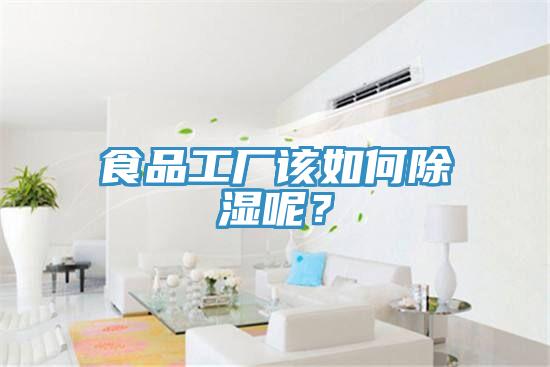 食品工廠該如何除濕呢？