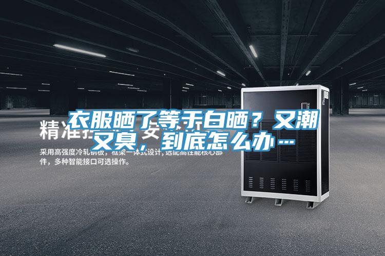 衣服曬了等于白曬？又潮又臭，到底怎么辦…