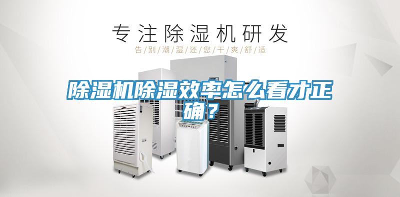 除濕機(jī)除濕效率怎么看才正確？
