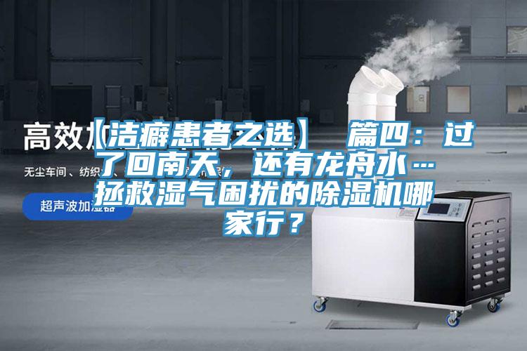【潔癖患者之選】 篇四：過(guò)了回南天，還有龍舟水…拯救濕氣困擾的除濕機(jī)哪家行？