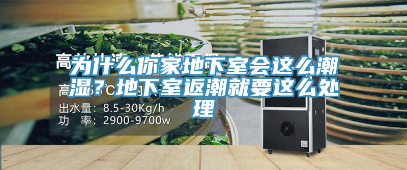 為什么你家地下室會(huì)這么潮濕？地下室返潮就要這么處理