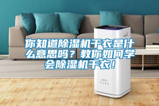 你知道除濕機(jī)干衣是什么意思嗎？教你如何學(xué)會(huì)除濕機(jī)干衣！