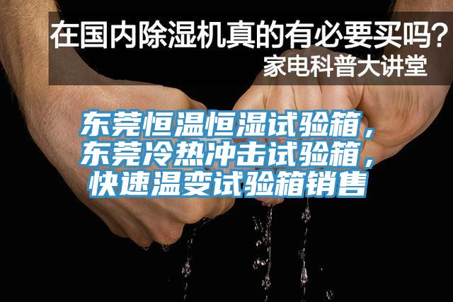 東莞恒溫恒濕試驗(yàn)箱，東莞冷熱沖擊試驗(yàn)箱，快速溫變?cè)囼?yàn)箱銷(xiāo)售