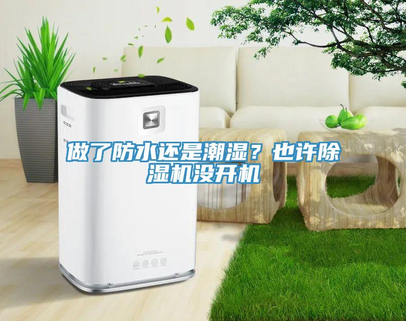 做了防水還是潮濕？也許除濕機(jī)沒開機(jī)