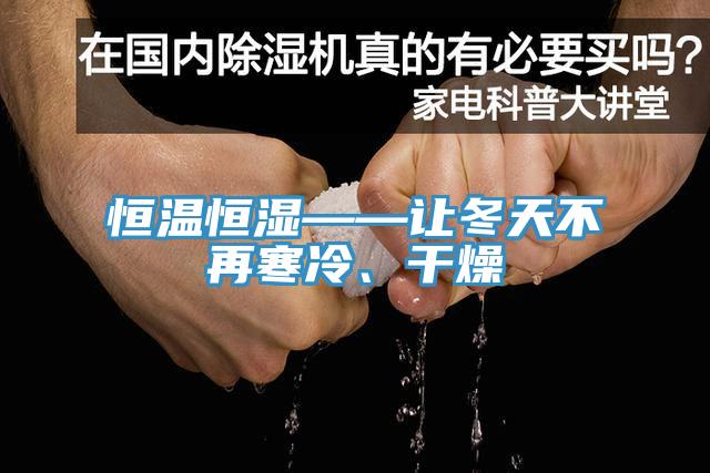 恒溫恒濕——讓冬天不再寒冷、干燥