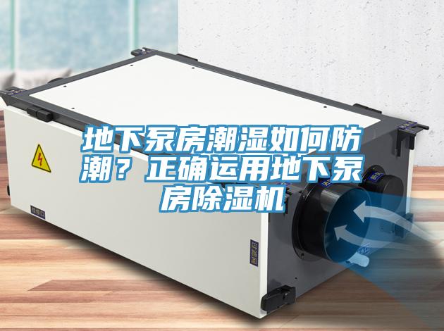 地下泵房潮濕如何防潮？正確運(yùn)用地下泵房除濕機(jī)