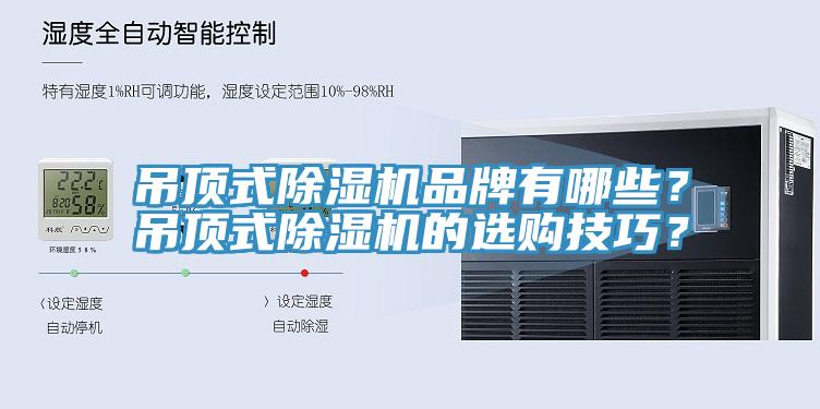 吊頂式除濕機(jī)品牌有哪些？吊頂式除濕機(jī)的選購(gòu)技巧？