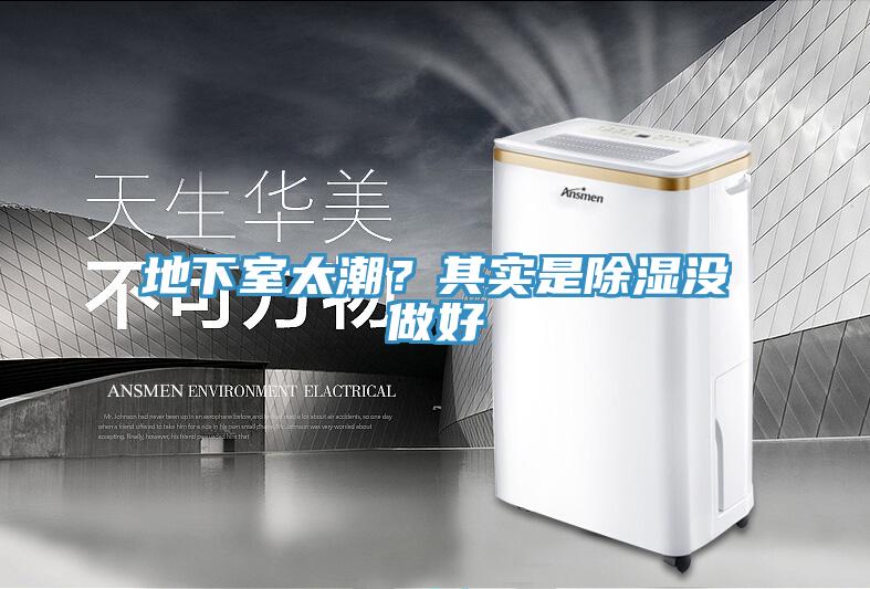 地下室太潮？其實是除濕沒做好