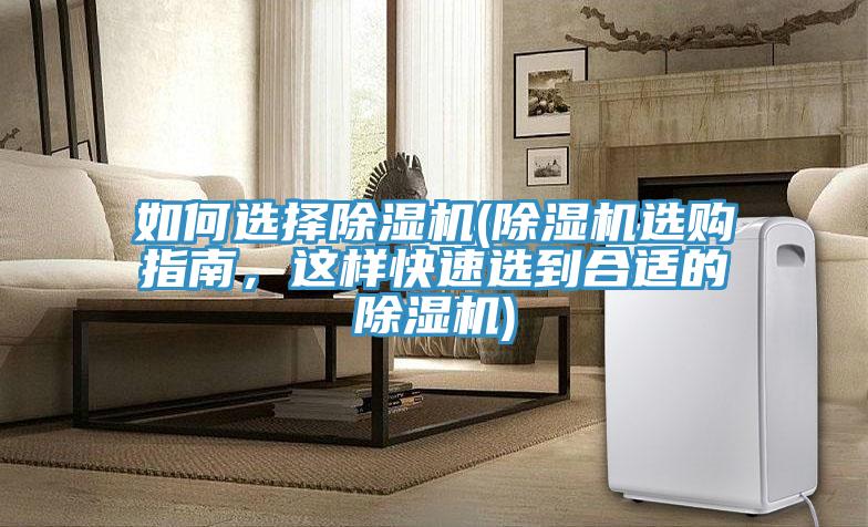 如何選擇除濕機(jī)(除濕機(jī)選購(gòu)指南，這樣快速選到合適的除濕機(jī))