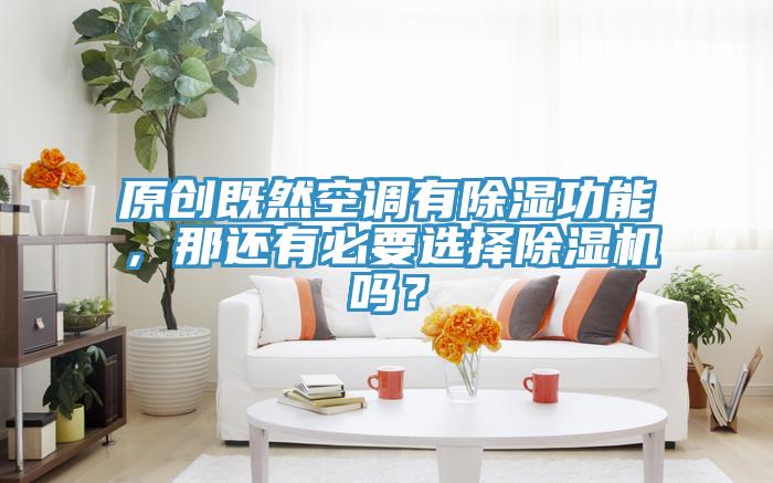 原創(chuàng)既然空調(diào)有除濕功能，那還有必要選擇除濕機(jī)嗎？